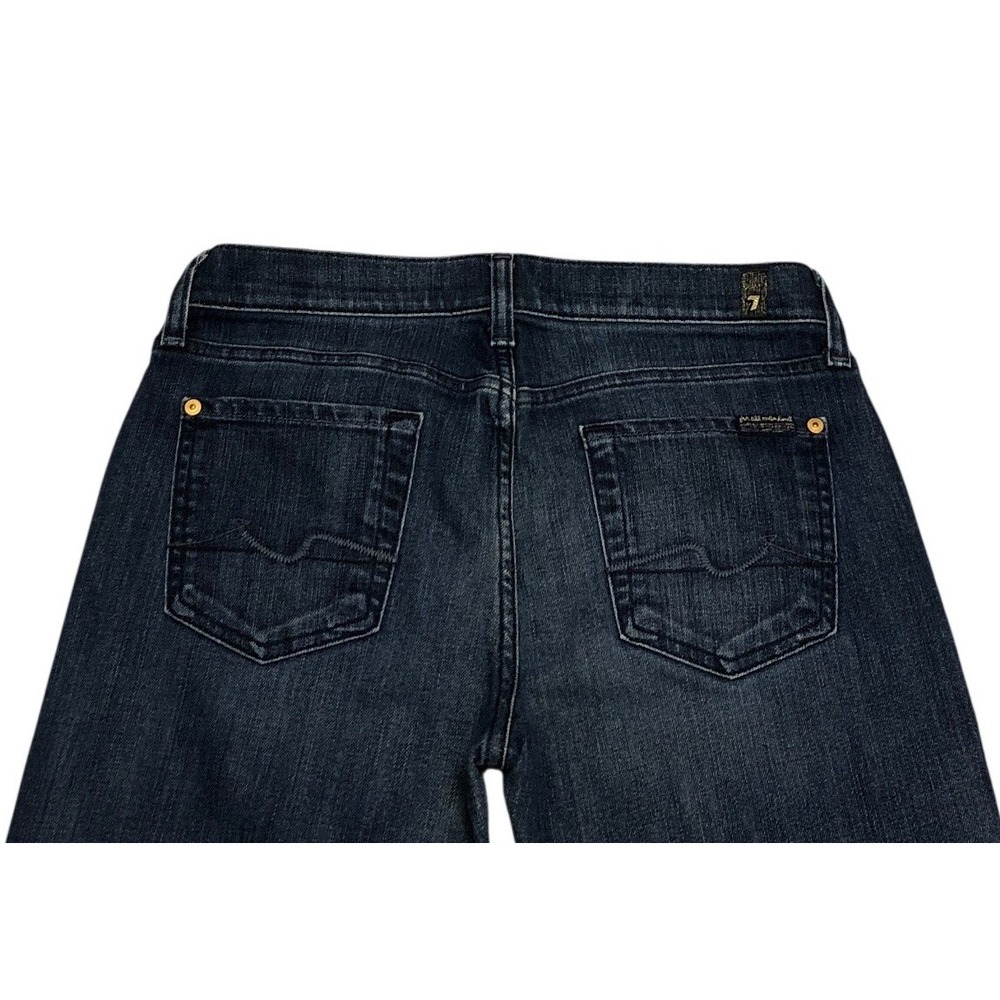 7 For All Mankind Josefina Skinny Boyfriend Jeans Womens 26 Button Fly Inseam 26 - Picture 10 of 11